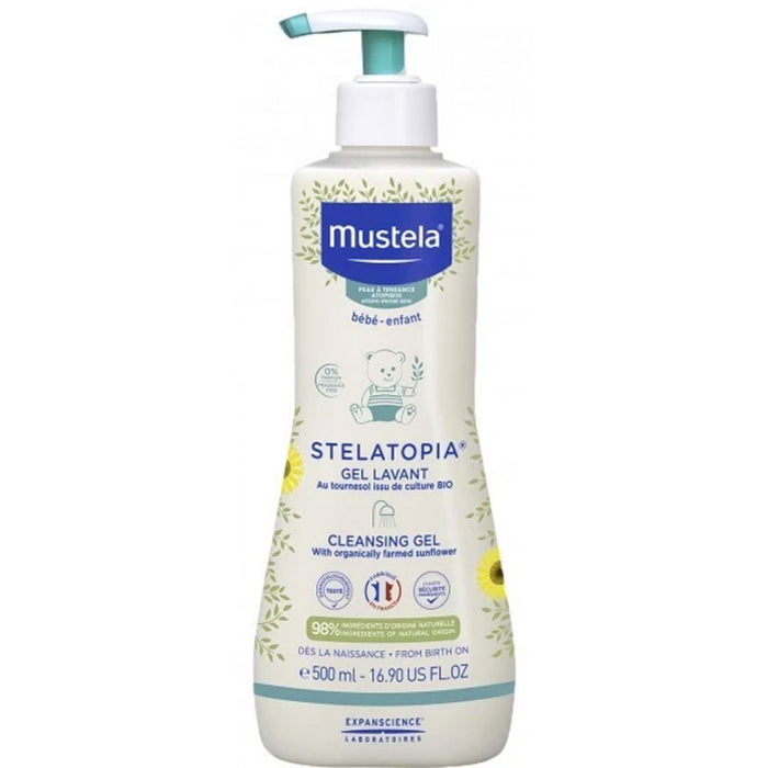 immagine-1-gel-detergente-mustela-stelatopia-500ml-ean-3504105033644