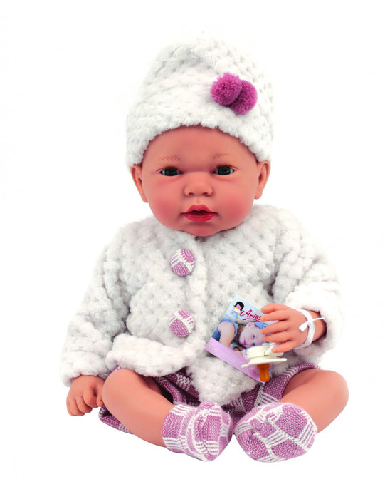 immagine-1-giochi-preziosi-arias-bambola-dolce-bebe-con-suoni-outfit-rosa-e-panna-ean-8427614602352