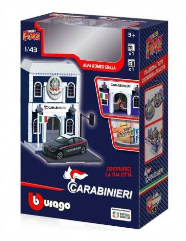immagine-1-goliath-bburago-stazione-polizia-o-carabinieri-con-auto-in-scala-143-ean-4893993013678