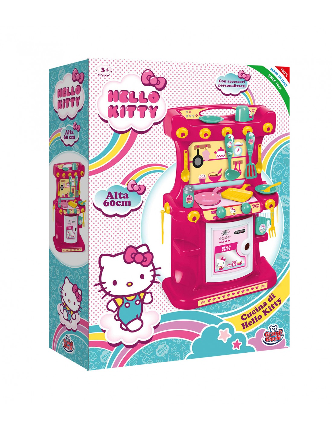 Hello Kitty Cucina Per Bambini 60 Centimetri Con Accessori —