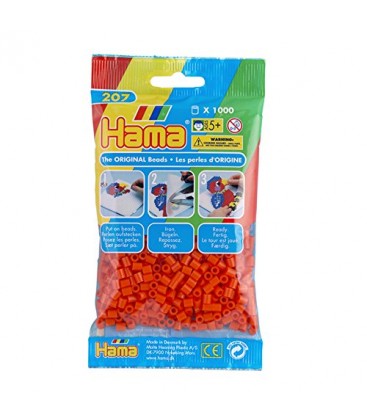 immagine-1-hama-bustina-1000-perline-arancione-ean-028178207045