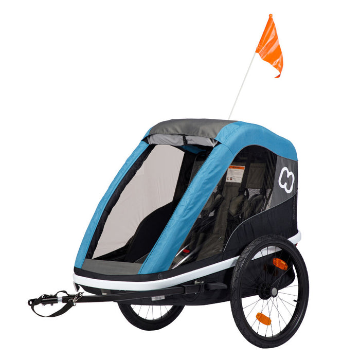 immagine-1-hamax-hamax-rimorchio-per-bici-avenida-duo-petrol-blue-ean-7029774000170