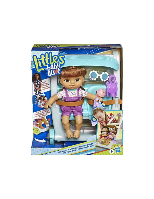 immagine-1-hasbro-baby-alive-littles-bambola-bruna-con-trolley-ean-5010993649839