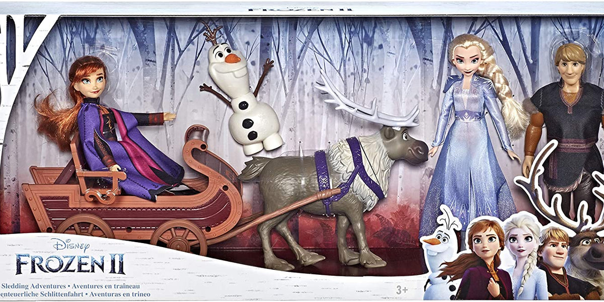 Hasbro Frozen Multipack Con Personaggi E Slitta, Include Le