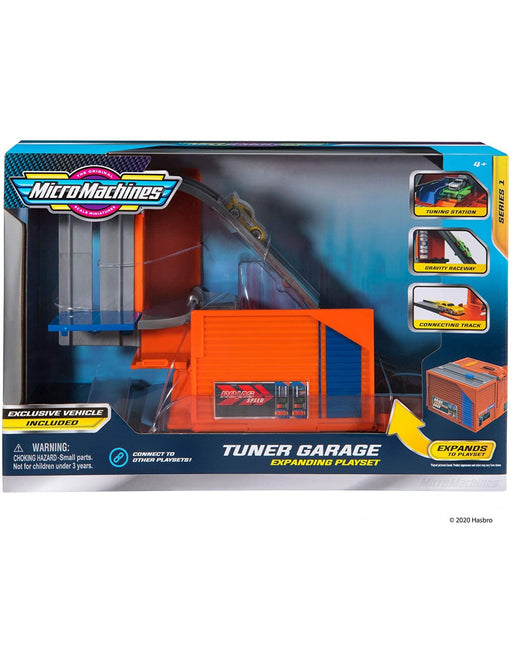 immagine-1-hasbro-micro-machines-tuner-garage-playset-con-1-veicolo