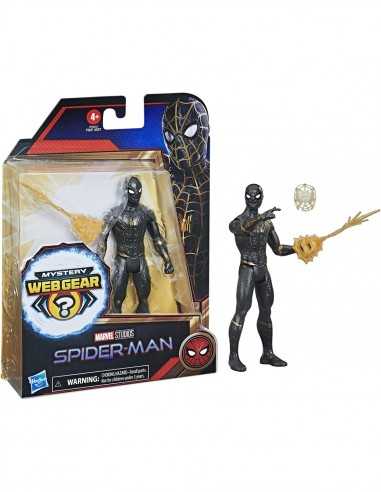 immagine-1-hasbro-spider-man-con-armatura-nera-e-dorata-mystery-web-gear-15-cm-ean-5010993823536