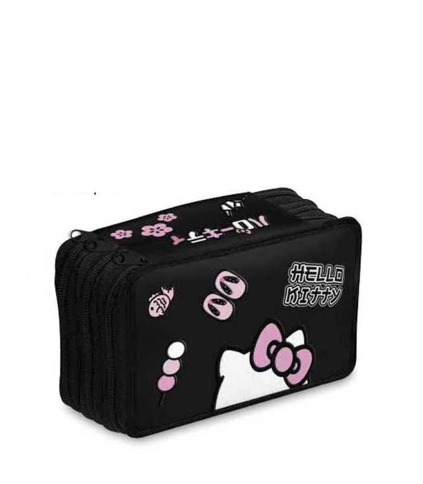 immagine-1-hello-kitty-astuccio-triplo-nero-ean-8056379054092