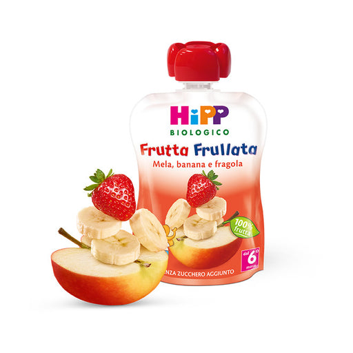 immagine-1-hipp-frutta-frullata-mela-banana-e-fragola-6x90g-ean-4062300266568