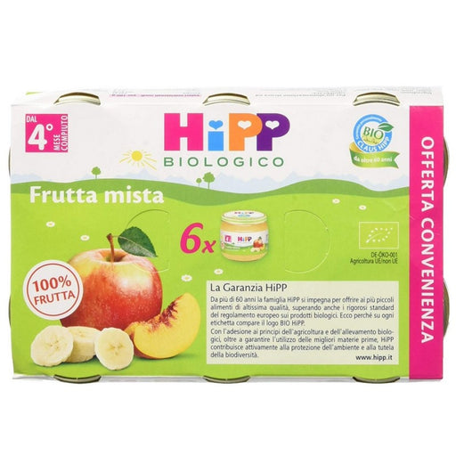immagine-1-hipp-omogeneizzati-frutta-mista-multipack-6-x-80-gr-ean-4062300187405