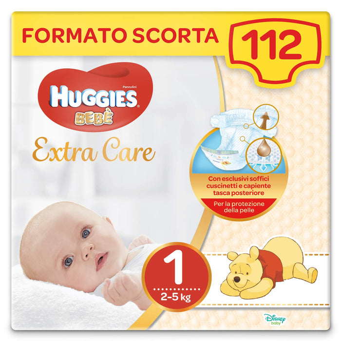 immagine-1-huggies-huggies-bebe-pannolini-taglia-1-2-5-kg-28-pannolini-kit-da-4-ean-5029053550305