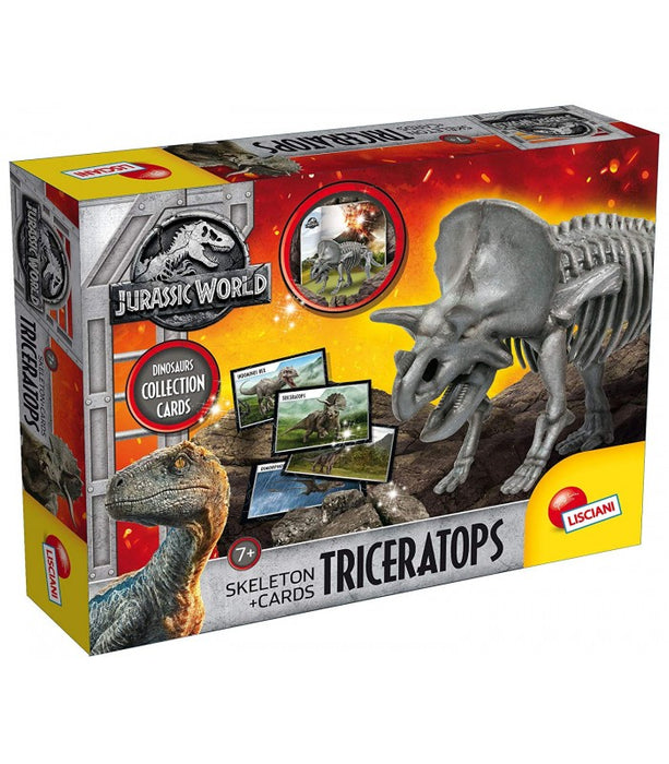 immagine-1-jurassic-world-triceratops-skeleton-con-cards-ean-8008324068210