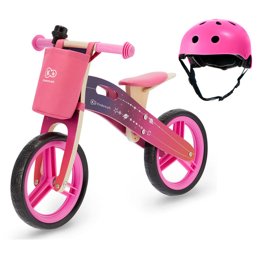 immagine-1-kinderkraft-bici-bicicletta-senza-pedali-kinderkraft-runner-galaxy-pink-con-casco