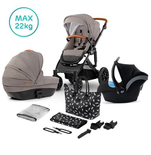 immagine-1-kinderkraft-kinderkraft-passeggino-prime-2020-con-seggiolino-auto-e-accessori-3in1-beige-ean