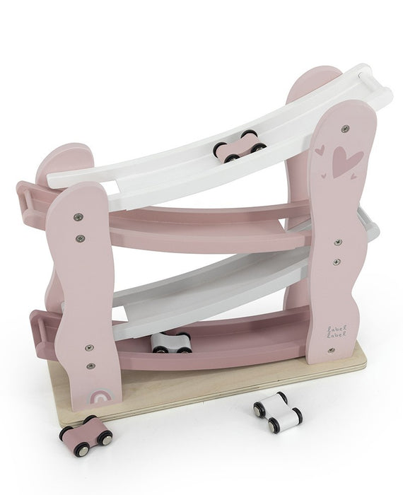 immagine-1-label-label-label-label-scivolo-in-legno-per-macchinine-rosa-ean-5420067925125