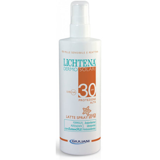 immagine-1-latte-solare-spray-giuliani-lichtena-bambini-spf30-200ml