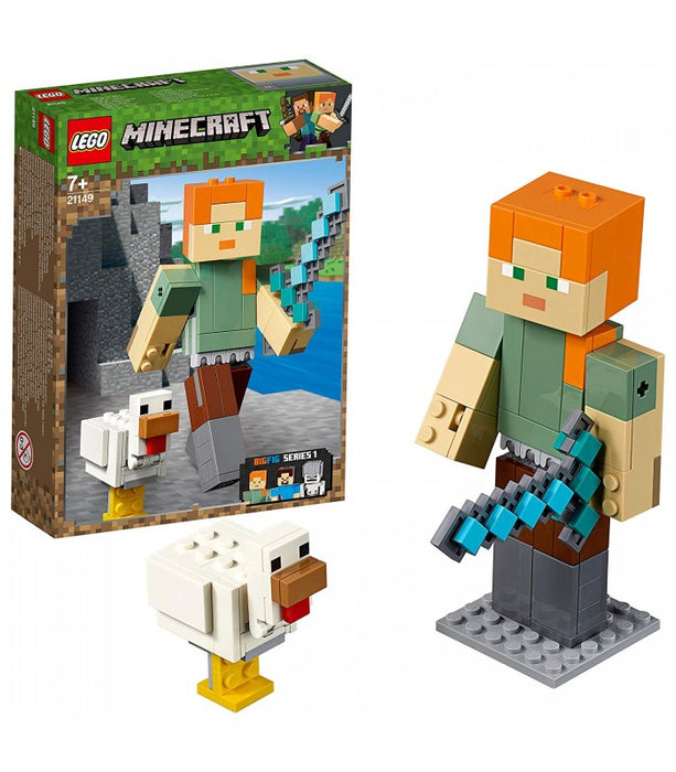 immagine-1-lego-21149-maxi-figure-minecraft-di-alex-con-gallina-ean-5702016370874