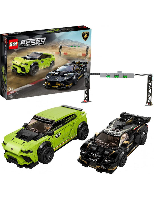 immagine-1-lego-76899-lamborghini-urus-st-x-e-lamborghini-huracan-super-trofeo-evo