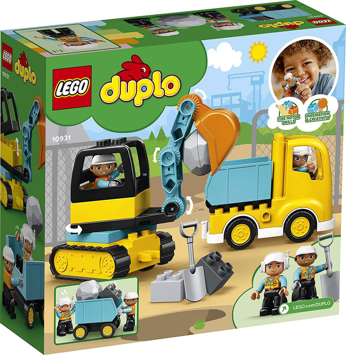 immagine-1-lego-duplo-10931-set-da-costruzione-camion-e-scavatrice-cingolata-per-bambini-dai-2-anni-in-poi-ean-5702016618204