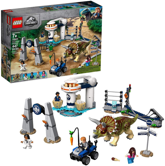 immagine-1-lego-jurassic-world-lassalto-del-triceratopo-75937-ean-5702016542691