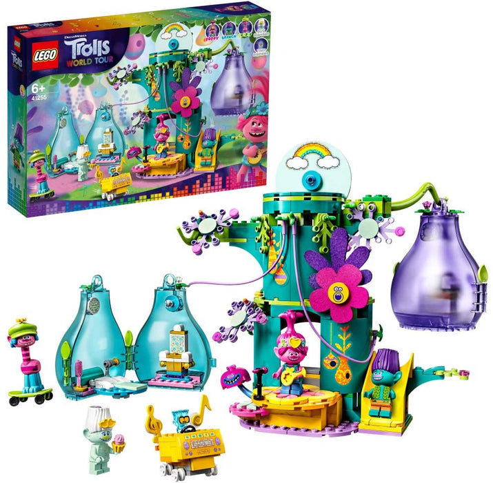 immagine-1-lego-lego-41255-trolls-world-tour-festa-al-villaggio-pop-set-di-costruzioni-con-una-casa-sullalbero-con-2-baccelli-ean-5702016616811