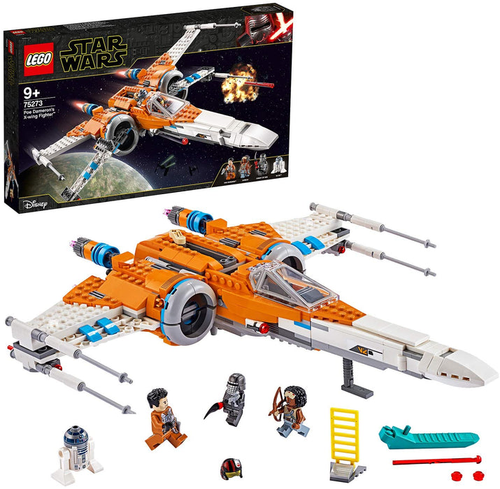 immagine-1-lego-lego-star-wars-x-wing-episodio-ix-con-3-minifigure-droide-r2-d2-poe-dameron-il-cavaliere-di-ren-e-jannah-set-di-costruzioni-e-idea-regalo-per-ragazzi-9-anni-e-per-i-collezionisti-75273