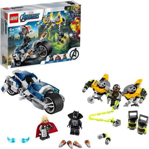 immagine-1-lego-lego-super-heroes-avengers-attacco-della-speeder-bike-76142-ean-5702016618044