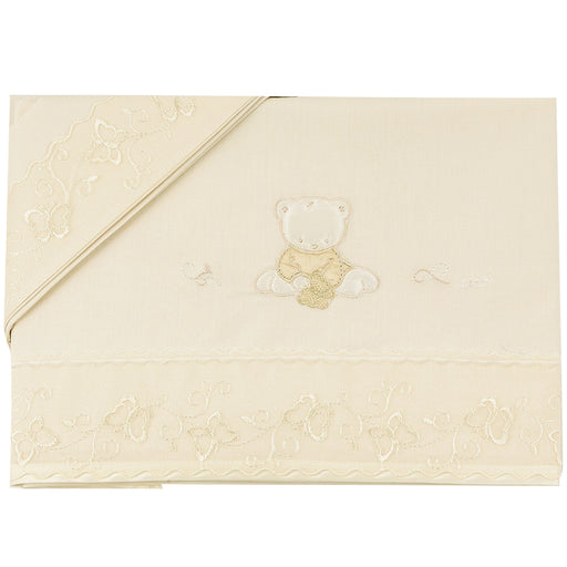 immagine-1-lenzuoline-lettino-picci-sissi-set-3pz-ricamo-organza-panna-ean-8011009022582