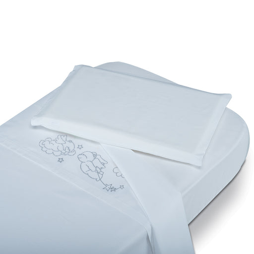 immagine-1-lenzuoline-per-lettino-billo-e-pallina-3-pz-brillante-bianco-con-strass-ean-8200000000693