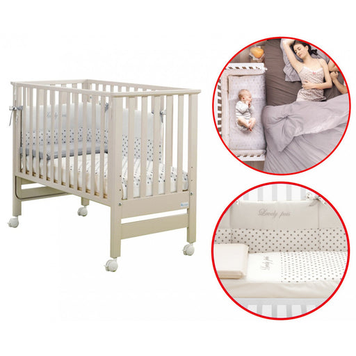 immagine-1-lettino-culla-contact-azzurra-design-avana-materasso-completo-piumone-avana-tortora