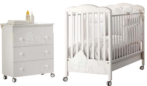 immagine-1-lettino-e-cassettiera-fasciatoio-baby-expert-coccolo-lux-bianco