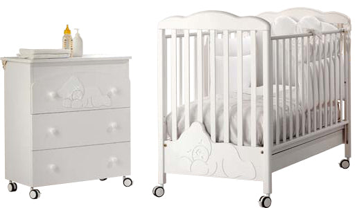 immagine-1-lettino-e-cassettiera-fasciatoio-baby-expert-coccolo-lux-bianco