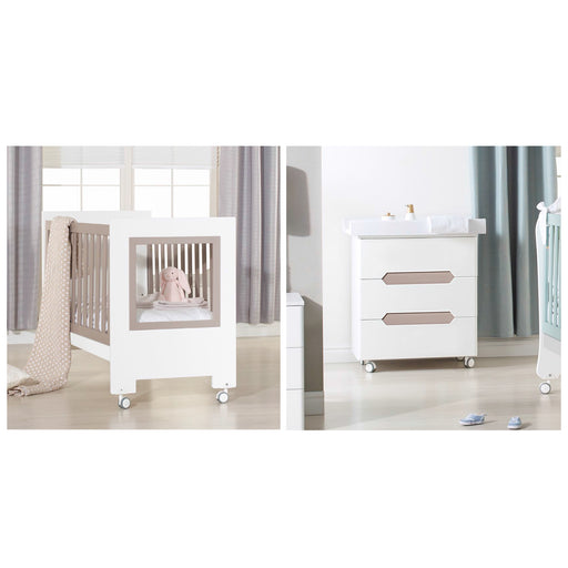 immagine-1-lettino-e-cassettiera-fasciatoio-feretti-voila-bianco-tortora-materasso