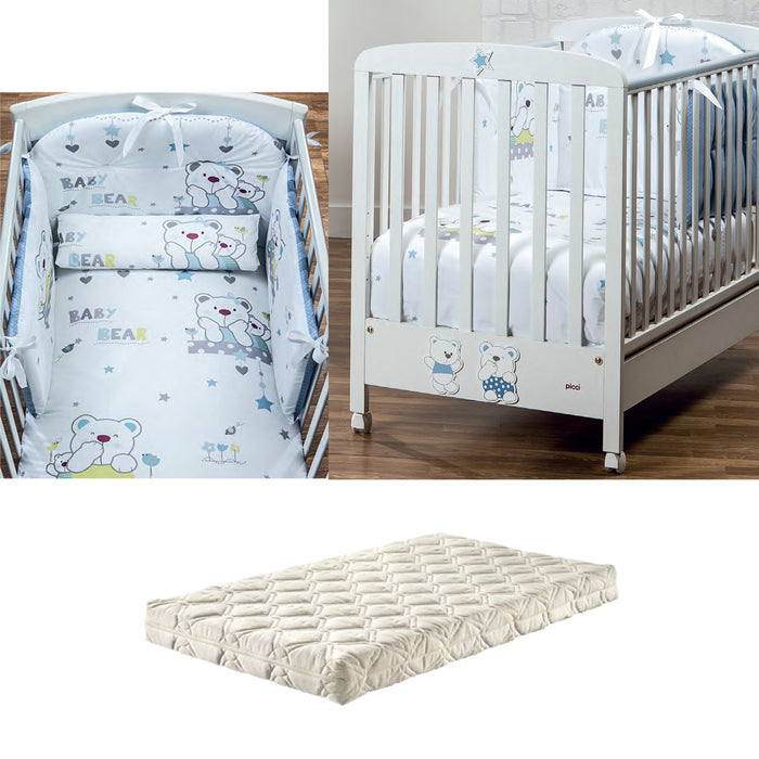 immagine-1-lettino-picci-mami-84.71-bianco-azzurro-completo-piumone-materasso