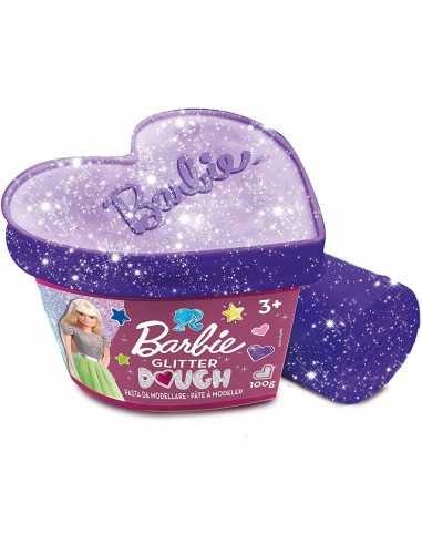 immagine-1-lisciani-barbie-pasta-da-modellare-glitter-vasetto-cuore-ean-8008324088744