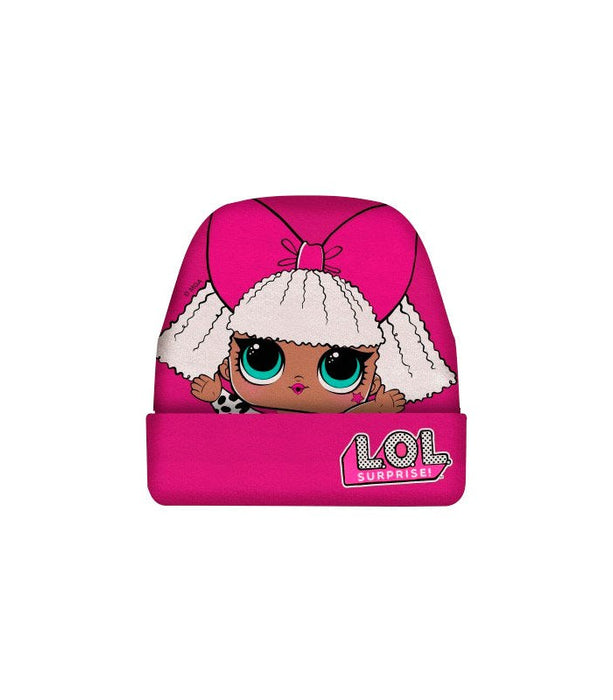 immagine-1-lol-surprise-54-cappello-invernale-con-risvolto-rosa-ean-8054708061995