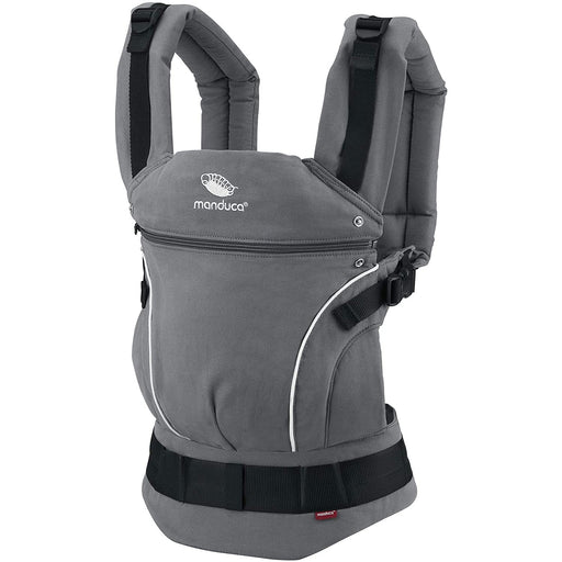 immagine-1-marsupio-manduca-first-baby-carrier-pure-cotton-dark-grey-ean-4250371704038