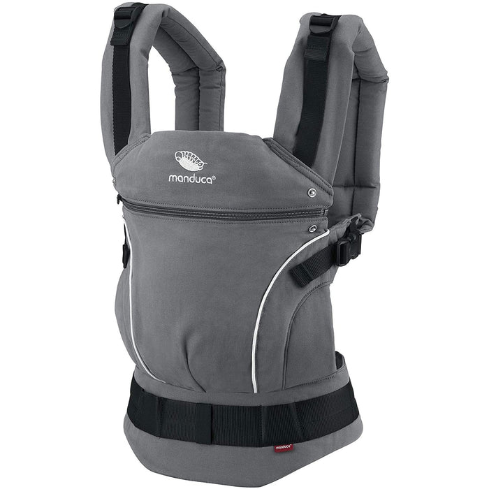 immagine-1-marsupio-manduca-first-baby-carrier-pure-cotton-dark-grey-ean-4250371704038