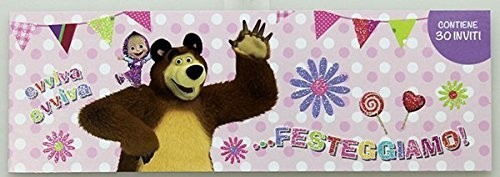 immagine-1-masha-e-orso-inviti-alle-feste-rosa-2-modelli-ean-8018237600476