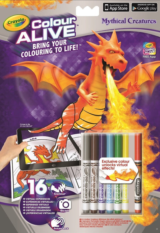 immagine-1-mattel-album-color-alive-creature-mitiche-ean-071662510510