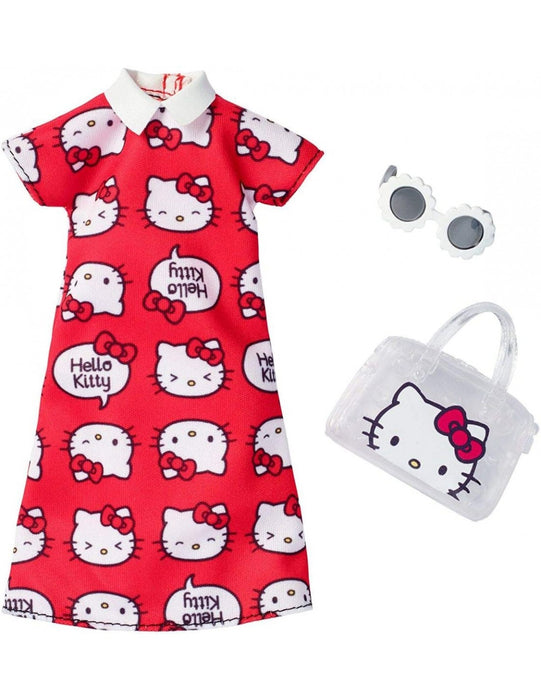 immagine-1-mattel-barbie-abito-rosso-con-stampa-tema-hello-kitty-ean-887961551563