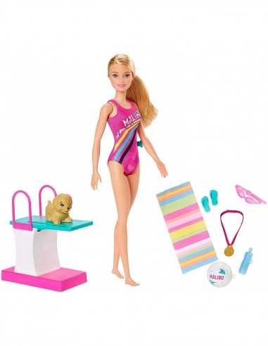 immagine-1-mattel-barbie-bambola-nuotatrice-in-costume-con-trampolino-e-cucciolo-ean-0887961795141