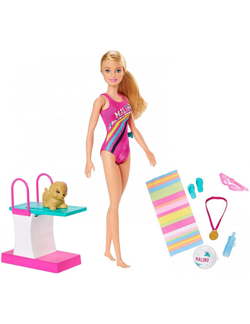 immagine-1-mattel-barbie-bambola-nuotatrice-in-costume-con-trampolino-e-cucciolo-ean-887961795141
