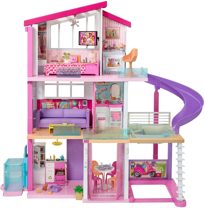 immagine-1-mattel-barbie-casa-dei-sogni-di-barbie-3-piani-con-piscina
