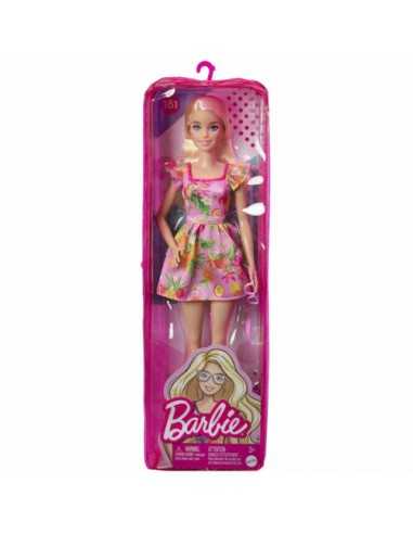 immagine-1-mattel-barbie-fashionistas-con-vestito-rosa-floreale-181-ean-194735002030
