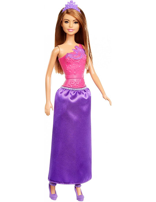 immagine-1-mattel-barbie-princess-bambola-con-capelli-castani-e-abito-fuxia-ean-887961780574