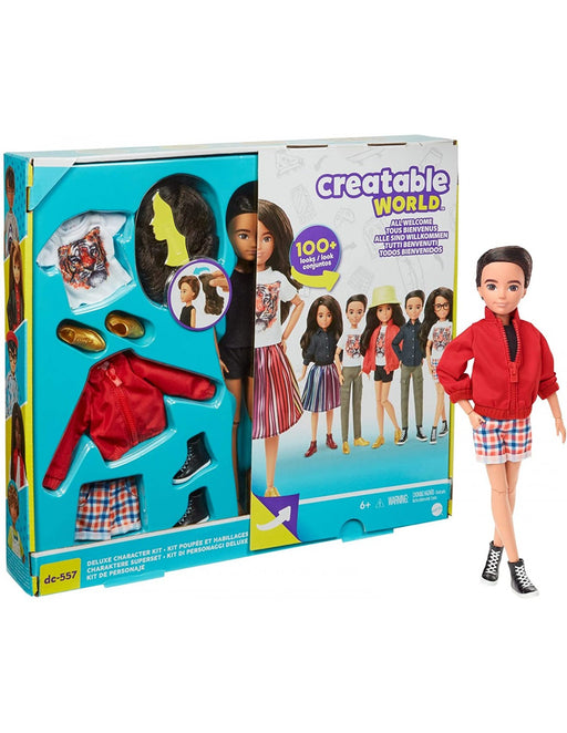 immagine-1-mattel-creatable-bambola-deluxe-capelli-castani-ean-887961832532