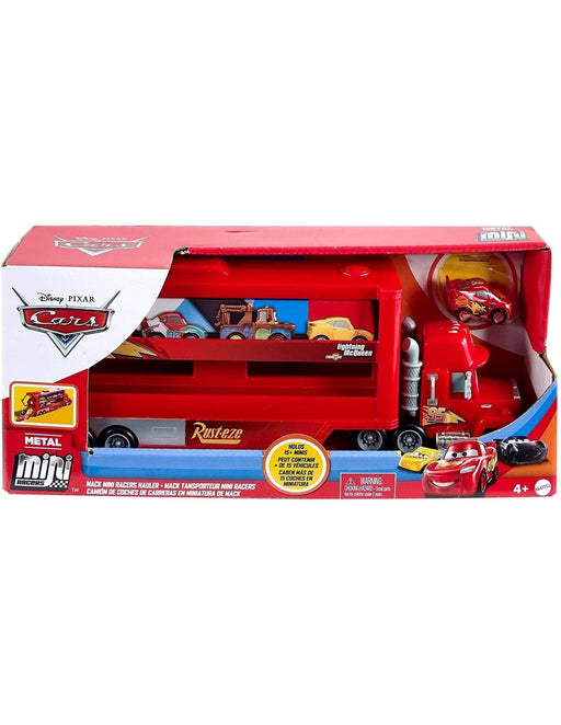 immagine-1-mattel-disney-cars-mini-racers-mack-trasportatore-con-auto-ean-887961878967