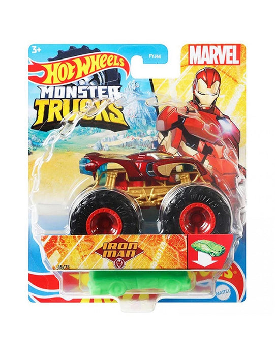 immagine-1-mattel-hot-wheels-monster-trucks-iron-man-con-auto-ean-887961705393