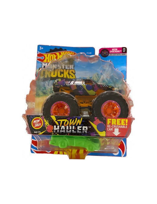 immagine-1-mattel-hot-wheels-monster-trucks-town-hauler-con-auto-ean-887961705393