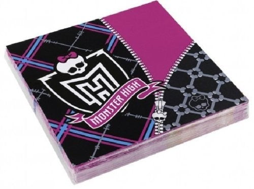 immagine-1-mattel-monster-high-set-20-tovaglioli-di-carta-33x33-cm